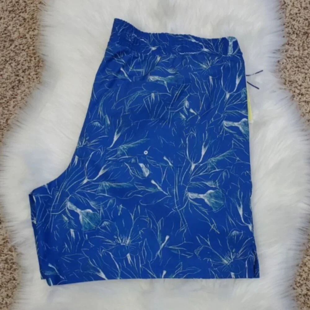 All In Motion Men's UPF Hybrid Shorts Blue XXL